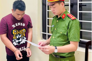Bắt thanh niên dùng ‘phóng lợn’ chống người thi hành công vụ