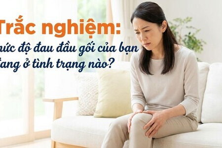 Trắc nghiệm: mức độ đau đầu gối của bạn đang ở tình trạng nào?