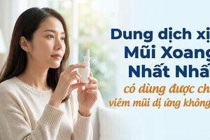 Dung dịch xịt Mũi Xoang Nhất Nhất có dùng được cho viêm mũi dị ứng?