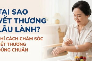 Tại sao vết thương lâu lành? chỉ cách chăm sóc vết thương đúng chuẩn