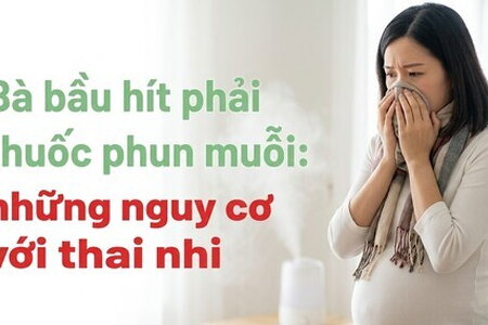 Bà bầu hít phải thuốc phun muỗi: những nguy cơ với thai nhi