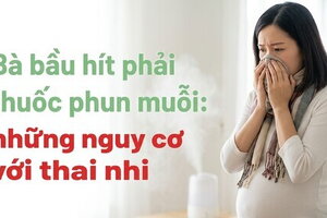 Bà bầu hít phải thuốc phun muỗi: những nguy cơ với thai nhi