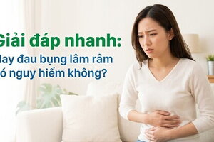 Giải đáp nhanh: Hay đau bụng lâm râm có nguy hiểm không?