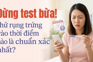 Đừng test bừa! thử rụng trứng vào thời điểm nào là chuẩn xác nhất?