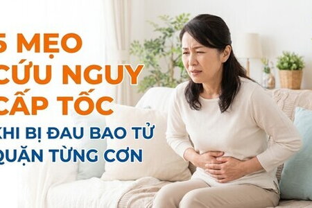 5 mẹo cứu nguy cấp tốc khi bị đau bao tử quặn từng cơn
