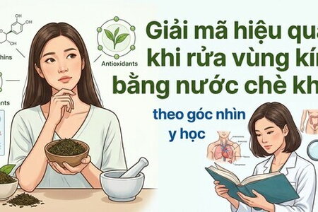 Giải mã hiệu quả khi rửa vùng kín bằng nước chè khô theo y học