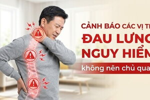Cảnh báo các vị trí đau lưng nguy hiểm không nên chủ quan