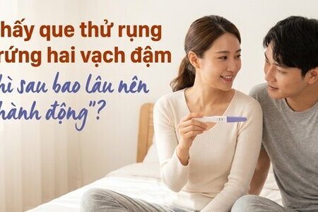 Thấy que thử rụng trứng hai vạch đậm thì sau bao lâu nên "hành động"?