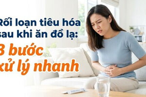 Rối loạn tiêu hóa sau khi ăn đồ lạ: 3 bước xử lý nhanh