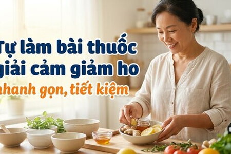 Tự làm bài thuốc giải cảm giảm ho nhanh gọn, tiết kiệm