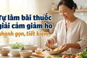 Tự làm bài thuốc giải cảm giảm ho nhanh gọn, tiết kiệm