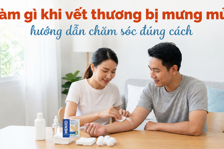 Làm gì khi vết thương bị mưng mủ? hướng dẫn chăm sóc đúng cách