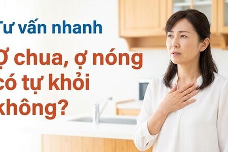 Tư vấn nhanh: ợ chua, ợ nóng có tự khỏi không?