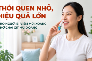 Thói quen nhỏ, hiệu quả lớn cho người bị viêm mũi xoang