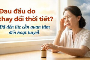 Đau đầu do thay đổi thời tiết? Đã đến lúc cần quan tâm đến hoạt huyết