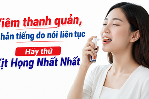 Viêm thanh quản khản tiếng do nói liên tục hãy thử Xịt Họng Nhất Nhất