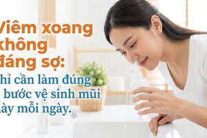 Viêm xoang không đáng sợ: chỉ cần làm đúng 3 bước vệ sinh mũi này