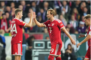 Kane lập cú đúp, Bayern Munich thắng ngược ở Cúp Quốc gia Đức