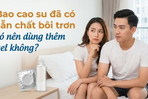Bao cao su đã có sẵn chất bôi trơn - có nên dùng thêm gel không?