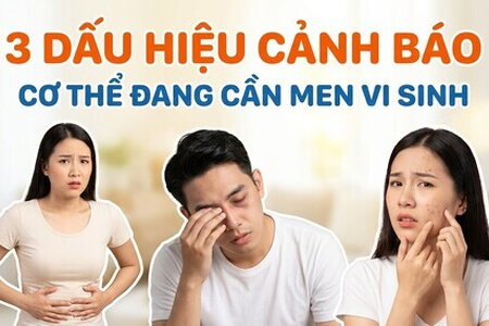 3 dấu hiệu cảnh báo cơ thể đang cần men vi sinh