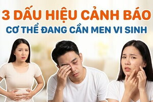 3 dấu hiệu cảnh báo cơ thể đang cần men vi sinh