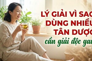 Lý giải vì sao dùng nhiều tân dược cần giải độc gan