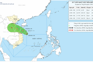 Tin áp thấp mới nhất, áp thấp cách Hoàng Sa 150km, sẽ duy trì cường độ áp thấp trong nhiều ngày tới