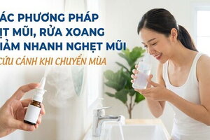 Các phương pháp xịt mũi, rửa xoang giảm nhanh nghẹt mũi