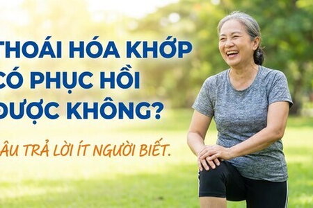 Thoái hóa khớp có phục hồi được không? câu trả lời ít người biết