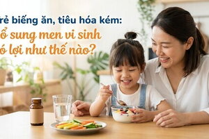 Trẻ biếng ăn, tiêu hóa kém: bổ sung men vi sinh có lợi như thế nào?