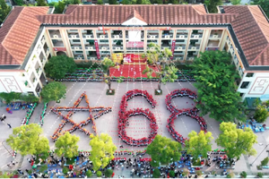 Học sinh Trường Tiểu học Kim Đồng kỷ niệm 68 năm Ngày Bác Hồ lên thăm Lào Cai