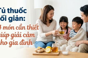 Tủ thuốc tối giản: 4 món cần thiết giúp giải cảm cho gia đình