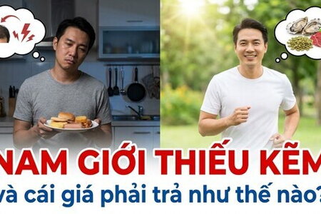 Nam giới thiếu kẽm và cái giá phải trả như thế nào?