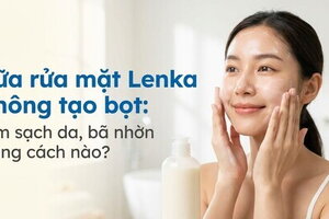 Sữa rửa mặt Lenka không tạo bọt: làm sạch da, bã nhờn bằng cách nào?