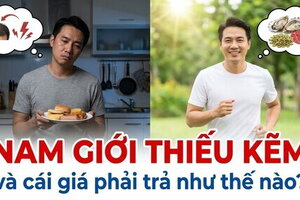 Nam giới thiếu kẽm và cái giá phải trả như thế nào?