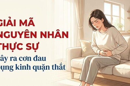 Giải mã nguyên nhân thực sự gây ra cơn đau bụng kinh quặn thắt