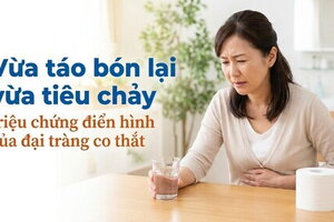 Vừa táo bón lại vừa tiêu chảy - triệu chứng của đại tràng co thắt