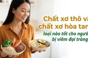 Chất xơ thô và chất xơ hòa tan: loại nào tốt cho viêm đại tràng?