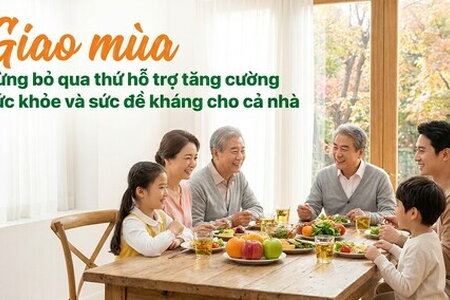 Giao mùa, đừng bỏ qua thứ hỗ trợ tăng cường sức khỏe và sức đề kháng