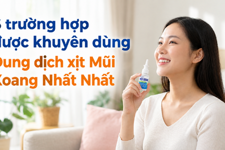 6 trường hợp được khuyên dùng Dung dịch xịt Mũi Xoang Nhất Nhất