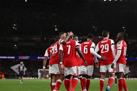 7 phút bùng nổ của Arsenal ở Champions League
