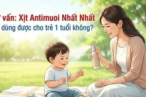 Tư vấn: Xịt Antimuoi Nhất Nhất có dùng được cho trẻ 1 tuổi không?