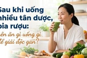 Sau khi uống nhiều tân dược, bia rượu: nên ăn gì để giải độc gan?