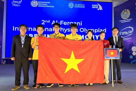 Việt Nam giành 4 huy chương, xếp thứ tư Olympic Vật lí Al-Fergani 2026