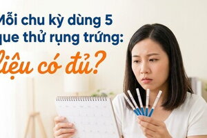 Mỗi chu kỳ dùng 5 que thử rụng trứng: liệu có đủ?