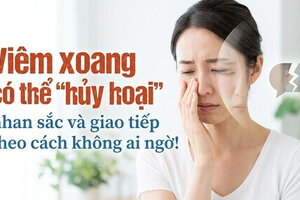 Viêm xoang có thể "hủy hoại" nhan sắc và giao tiếp