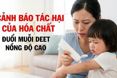 Cảnh báo tác hại của hóa chất đuổi muỗi deet nồng độ cao