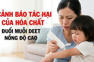Cảnh báo tác hại của hóa chất đuổi muỗi deet nồng độ cao