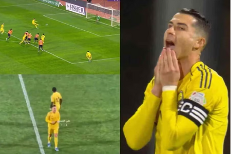 Ronaldo nổi giận sau pha đá hỏng phạt đền