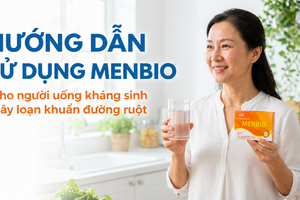 Hướng dẫn sử dụng Menbio cho người uống kháng sinh